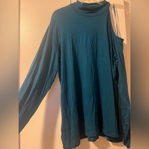 NWT Michael Kors dark teal top
